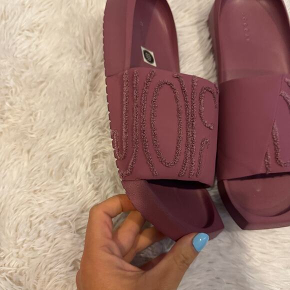 Jordan Nola Purple Slides NWOT Size 7 - Picture 3 of 8